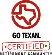 Certified Retirement Community - Go Texan logo